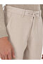 Beige Carrot Fit Velvet Canvas Trousers 50295927-Vr011 - 5