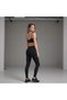 High Printed Waist Stretchy and Waist Pressing Recovery Sports Fitness Pilates Yoga Black Leggings - 3