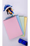 A5 Spiral School Notebook 50 Sheets 100 Pages Set of 4 - Unlined Notebook Notepad Notebook Colorful Notebook - 3