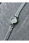 Special Design Silver Women's Wristwatch - 8