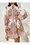 Imported Babel Fabric Short Dress-Pink - 2