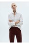 Straight-cut velvet pants - 8