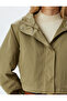 Crop Jacket Oversize Zippered Hooded Snap Button Waterproof - 5