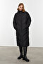 Hooded long puffer jacket - 2