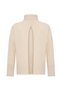 Women's Beige Color Turtleneck Sweater - 4