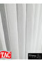 Rüyaper Natural Linen Tulle Curtain Ecru 1/3 Regular Pleated Heavy Weight Non-Crinkle Licensed Product - 3