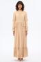 Haki̇m Collar Lace Dress Beige