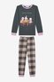 Cotton Girls' Bingo 2-Piece Multi-Colored Pajama Set - 2