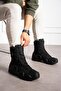 Ss603 Genuine Leather Waterproof Winter Outdoor Boots - Black, Size 39 - 4