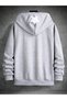 Los Angeles Star Zipper Cardigan - Gray Printed Oversized Pocket Winter Hoodie - 3