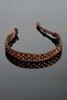 Natural Stone / Hematite Bracelet / Wicker Style Bracelet / Copper Color Bracelet / Men's Bracelet / Women's Bracelet - 3
