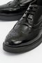 Avra Black Patent Leather Genuine Leather Women's Oxford Shoes - 3