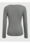 Blouse Women Black Cut Out Detailed Ribbed Knitted Blouse - 7