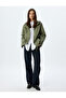 Hip Length Zippered Hooded Raincoat with Pockets - 2