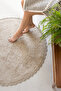 Beige Lowie 100% Cotton Bath Mat - 100X100 - 2