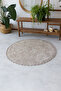 Beige Lowie 100% Cotton Bath Mat - 100X100