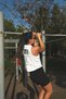 Women's White Training Athlete Athlete Girls Who Lift Cropped Tank - 4