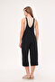 Women's Black Gardener Overalls ARM-20K001117 - 8