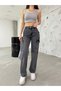 Women's Smoked High Waist Wide Leg Cargo Pants - 2