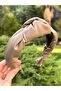 Bym433 Mink Leather Look Knotted Women's Hair Crown Soft and Stylish Accessory - 2