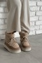 Frigo Beige Plush Lace Detail Women's Winter Boots - 3