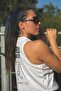 Women's White Training Athlete Athlete Girls Who Lift Cropped Tank - 5