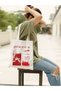 Girl in Red Tote Bag Design, Thick Canvas Tote Bag, Shoulder Bag, Pinterest Bag, Tote Bag - 2