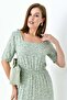 Mint Truvakar Sleeveless Square Neck Woven Dress with Elastic Waist - 3