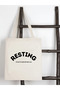 Resting, the Art of Doing Nothing Club Design, Canvas Tote Bag, Shoulder Bag, Pinterest Tote Bag - 2