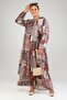 Large Size Viscose Women's Dress is Hijab Comfortable Fit Mink - 7
