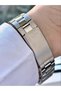 Men's Classic Sports Metal Silver Cord Wrist Watch - 4