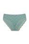 Cotton Lace Front High Waist Large Size Women's Panties