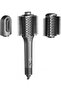 3-in-1 Round Hot Air Brush, High-Speed Blow Out Styler & Straightener, Fast Drying, Gray