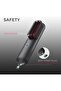 PORTA Mini Cordless Hair Straightener Brush with USB Rechargeable, Anti-Scald & Auto-Off, Black - 4