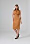 Camel Judge Collar Dress