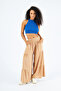 ساكس اللون الأزرق Camisole CROP - 2