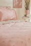 Flovy 100% Cotton Double Duvet Cover Set Powder - 6