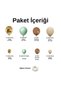 Balloon Set Mildew Green-Chrome Gold-Caramel-Sea Sand 100 Piece Balloon Chain Set - 2
