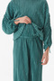 Corded Crew Neck Girl's Suit - 6