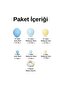 Balloon Set Light Blue - Macaron Blue - Macaron Yellow 60-Piece Balloon Chain Set - 2