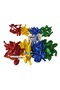 Balloon Set: Grass Green, Dark Blue, Red, Yellow, 60-Piece Balloon Chain Set - 3