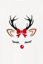 Baby Girl Christmas Suit with Deer Printed Tutu Skirt - 3