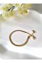 Italian Scrunch - Steel Gold Fish Back Bracelet - 2