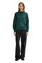Strukturierter Fledermaus-Pullover
