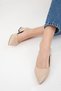 Nude Patent Leather Women's Classic Heeled Shoes 18391 - 3