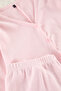 Pembe Fırçalı Soft Fitilli Hırkalı Örme Pijama Takımı TBBAW25AI00089 - 7