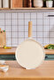 X Refika Swiss Crystal Almond Cream 0 Oil-Free Non-Stick Induction-Based Pancake Pan 28 cm - 3