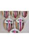 Esterhomedecor 2-Person Hand Painted Porcelain Coffee Cup and Spoon Delight Holder - 2