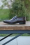 Men's Winter Shoes Genuine Leather Rubber Sole Without Laces - 6