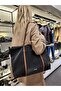 Stores Women's Large Zippered Hand and Shoulder Bag, Laptop Bag